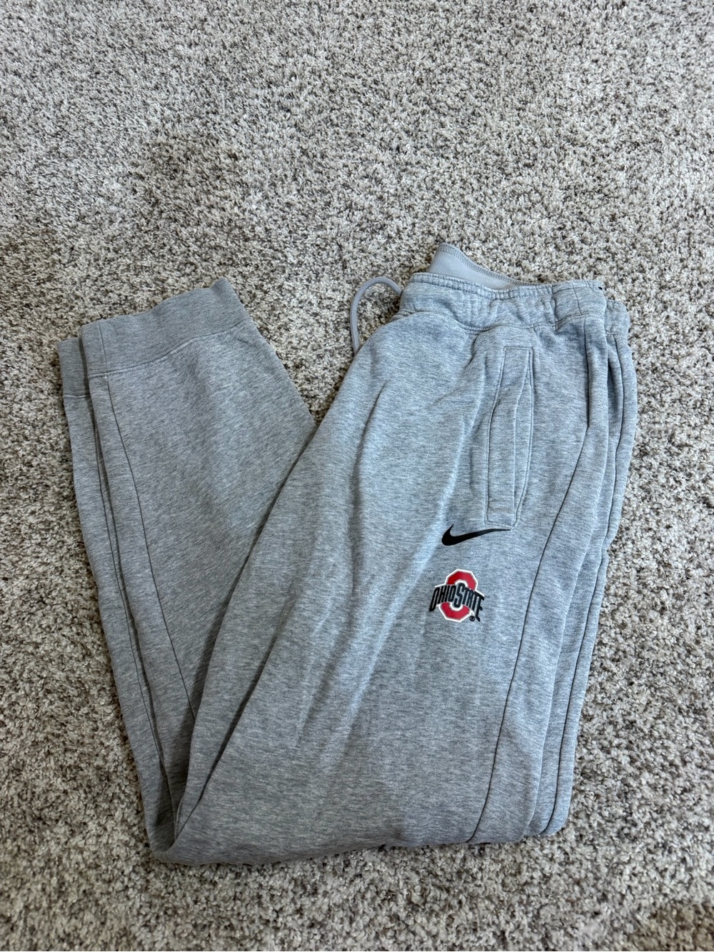 Nike x Ohio State Gray Logo Sweatpants